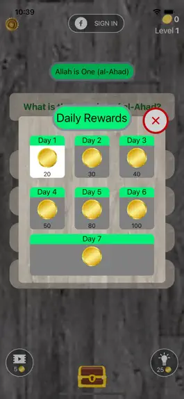 Game screenshot Islamic Quiz Legends apk