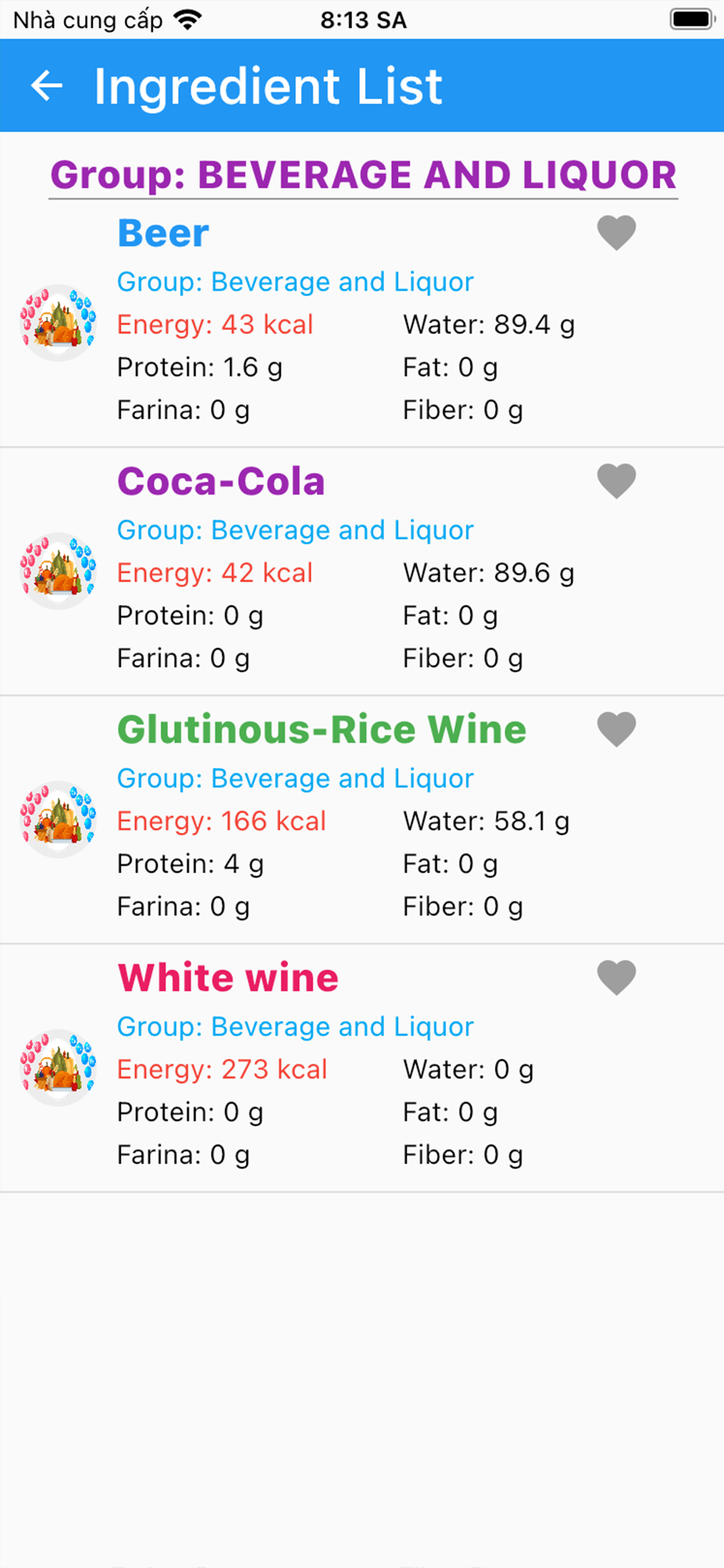 Material Nutrient