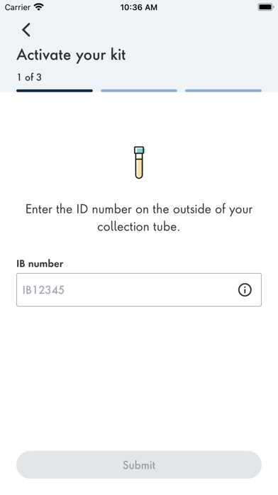 Invitae Screenshot