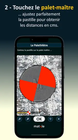 Capture d'écran de PaletMètre sur iPhone 3