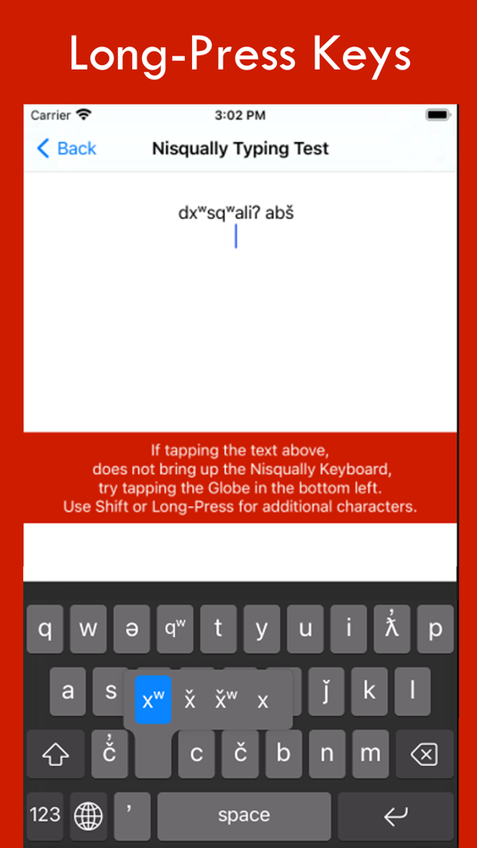 #5. Nisqually Keyboard (iOS) 由: The Language Conservancy, Inc.