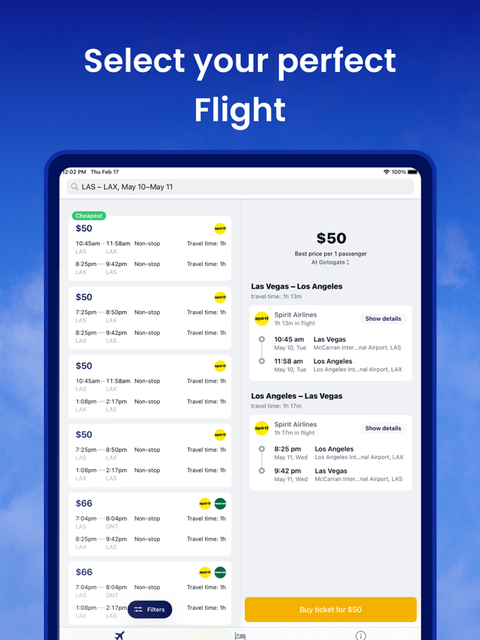 Airways Booking App・Airlines