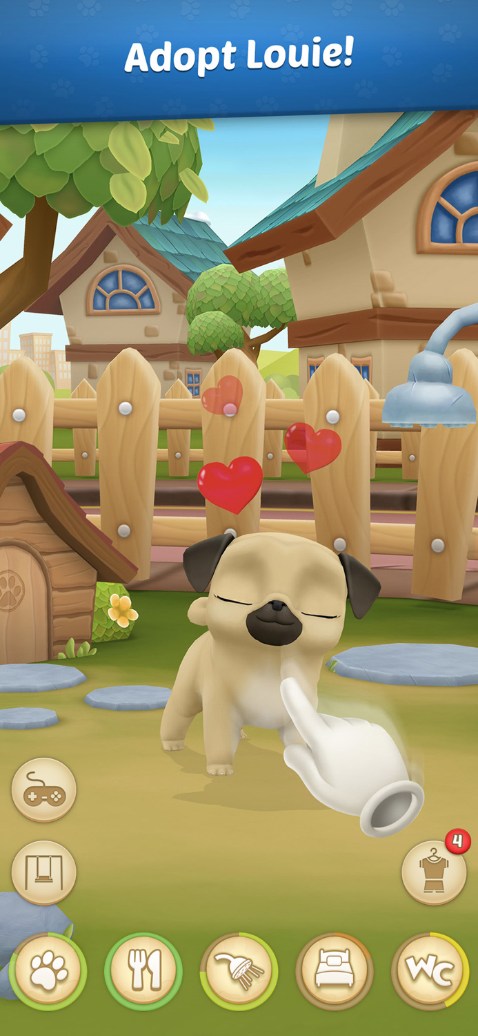 My Virtual Pet Dog Pug Louie