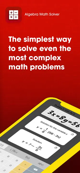 Algebra Math Solver: Screenshot 1 von 6