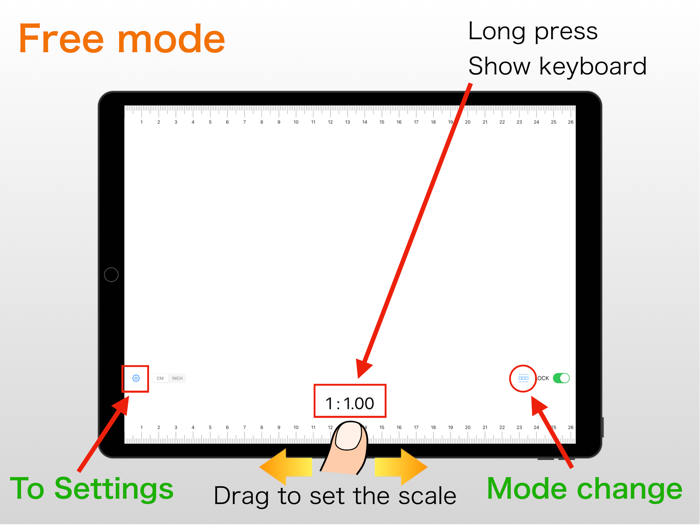 Scale Ruler - various measures