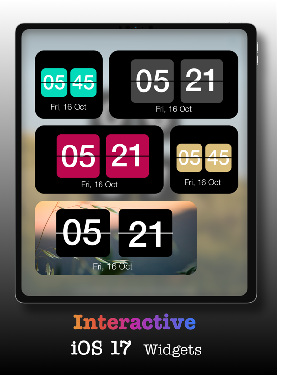 Screenshot #4 pour Flip Clock horloge digitale