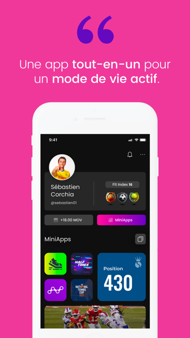 Screenshot #2 pour Movn - SuperApp du Sport