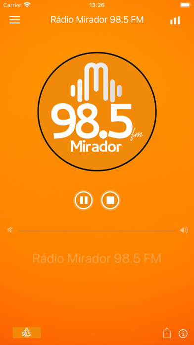 Rádio Mirador 98.5 FM Screenshot