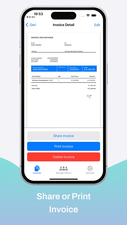 Invoice Maker PDF Generator