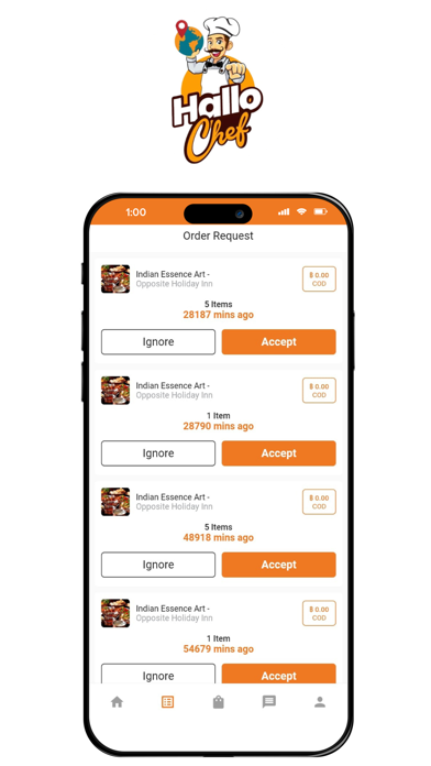 HalloChef Ride, Deliver & Earn Screenshot