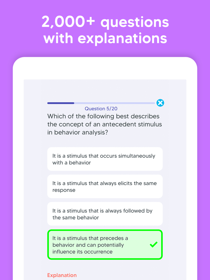 ABA Exam Prep and BCBA Test 2024