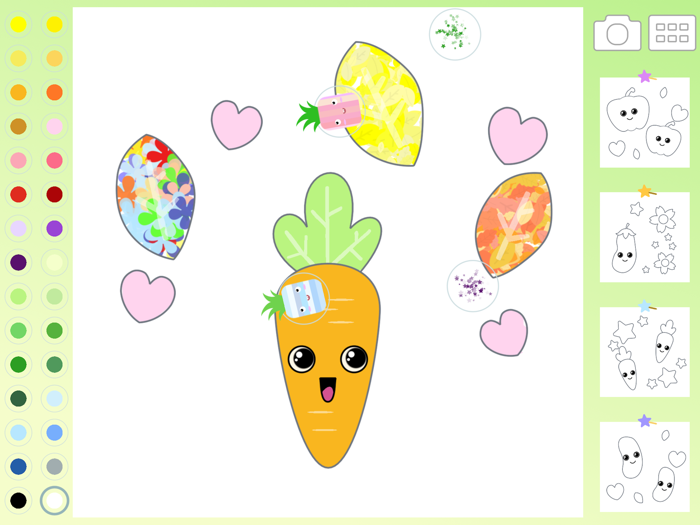 Vegetable Coloring Kid Toddler