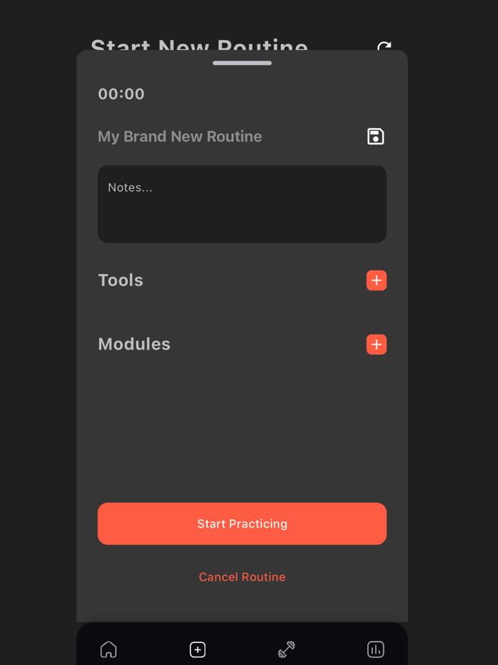 JHG Practice Routines