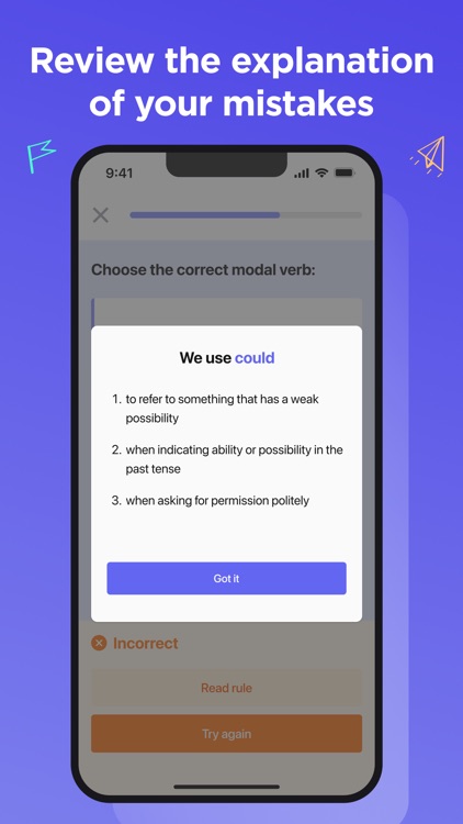 English Verbs Grammar test Pro screenshot-3