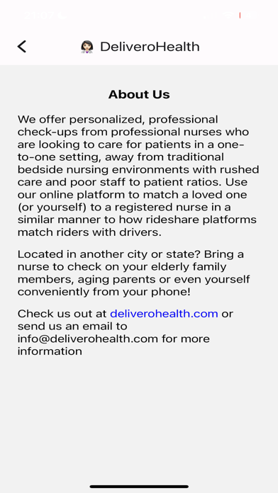 Delivero Health Screenshot