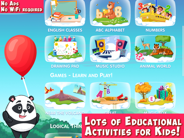 Learning Games for Kids 2-6 yo