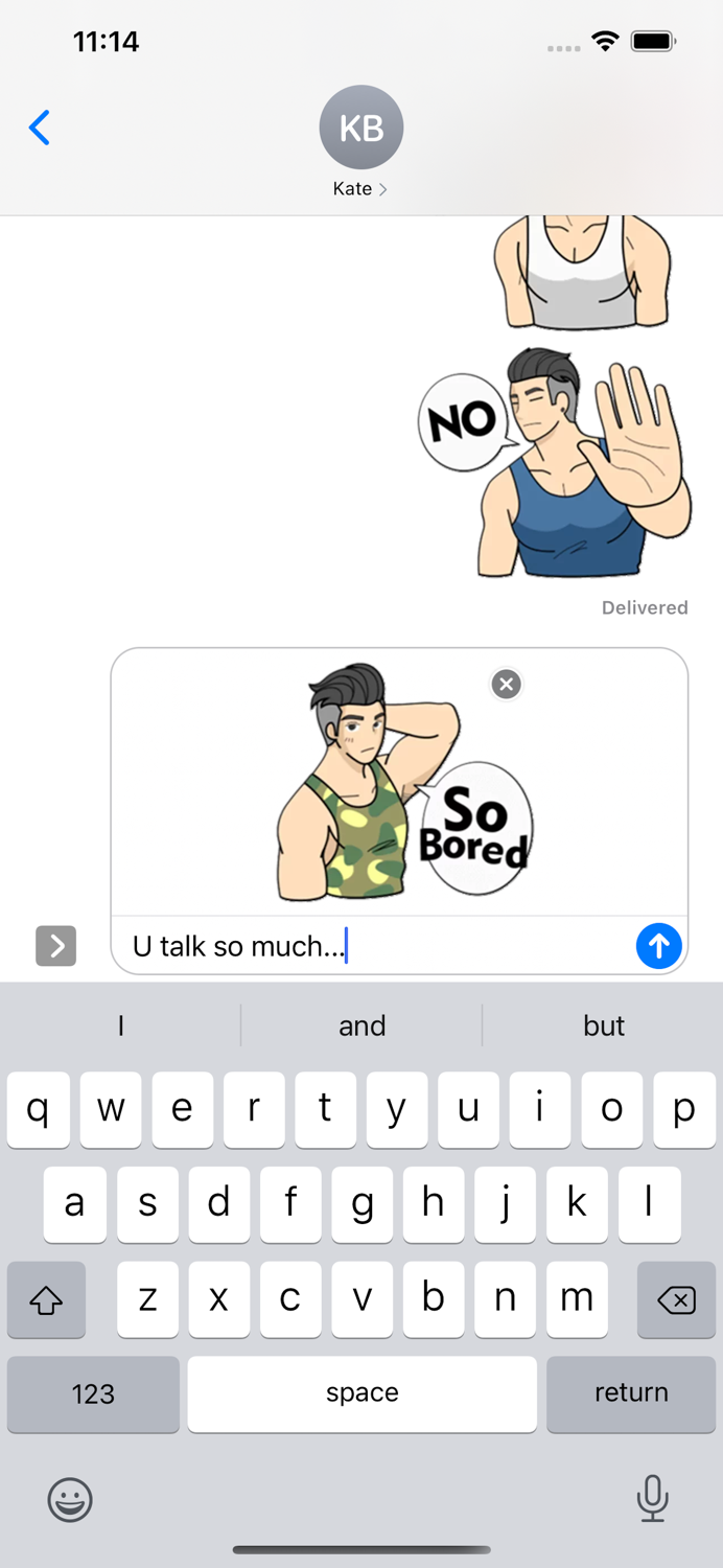 Its Men Time Stickers Pack