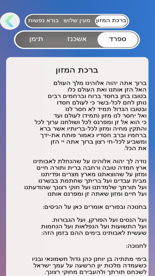 #3. ספר הברכות (iOS) Podle: nir jacob