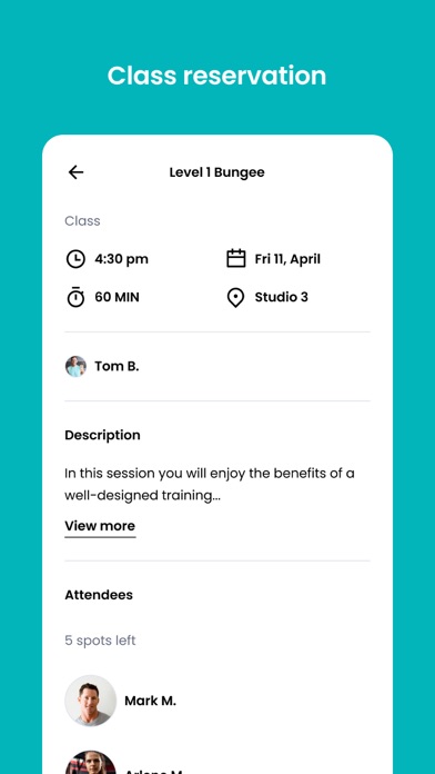 Recoil Bungee Fitness Screenshot