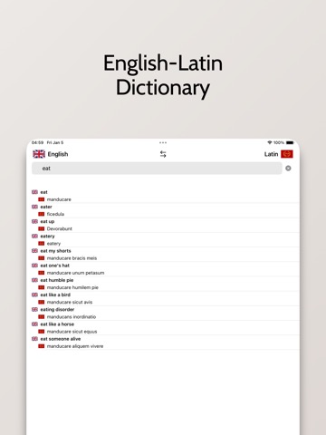 Latin English Dictionaryのおすすめ画像1