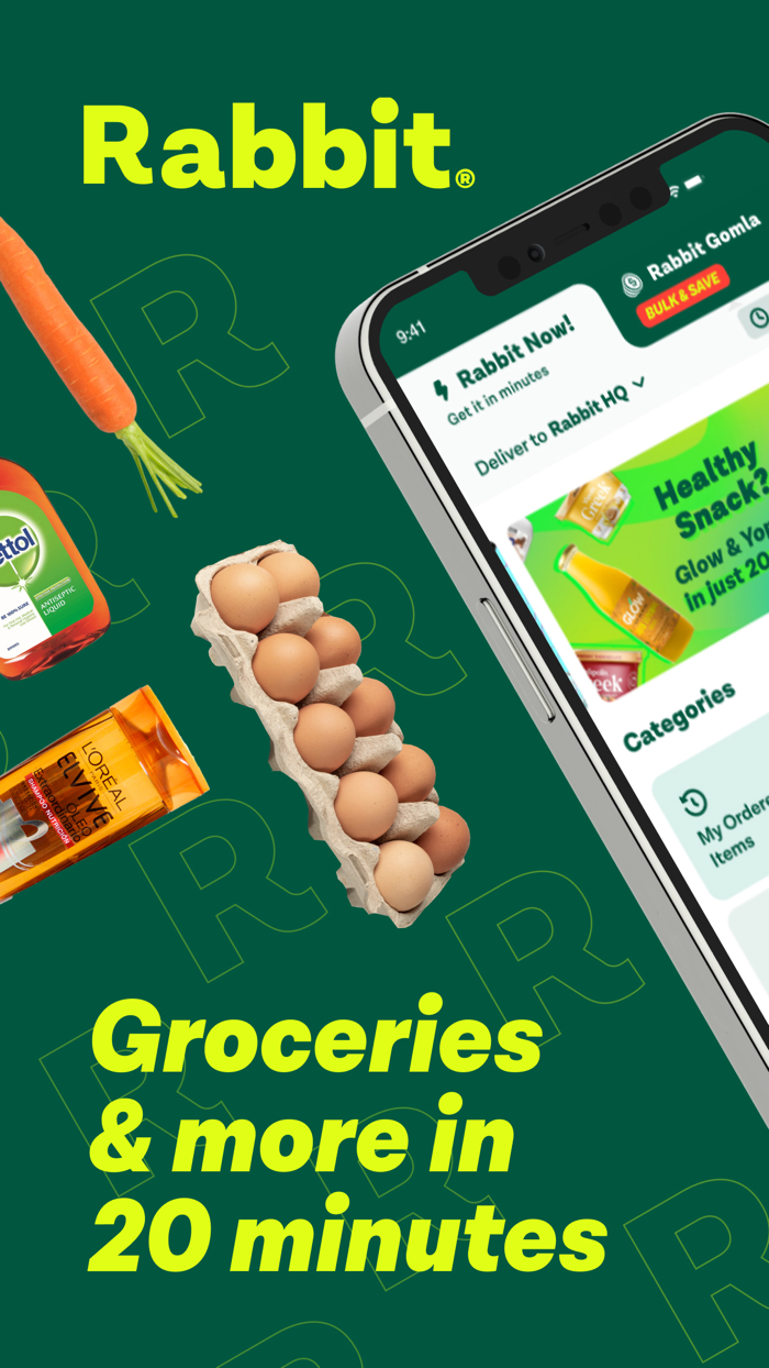 Rabbit 20 mins delivery