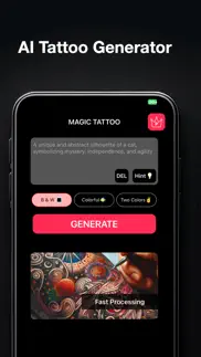 ai tattoo design: magic tattoo iphone screenshot 1