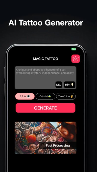 Generate Tattoo Design with AIのおすすめ画像1