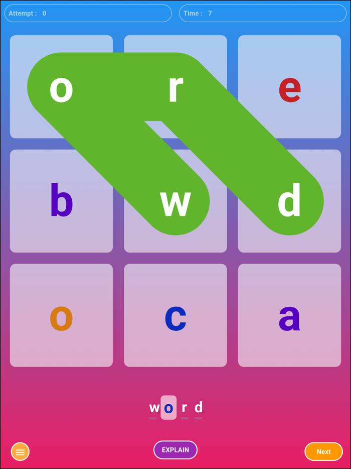 Wordsss - One Finger Word