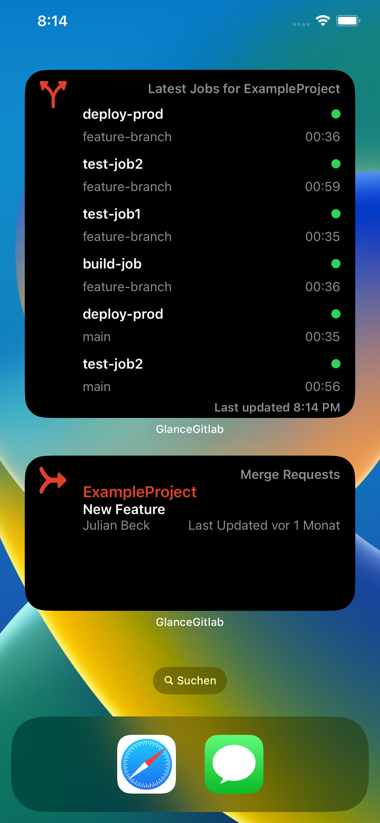Glance for Gitlab
