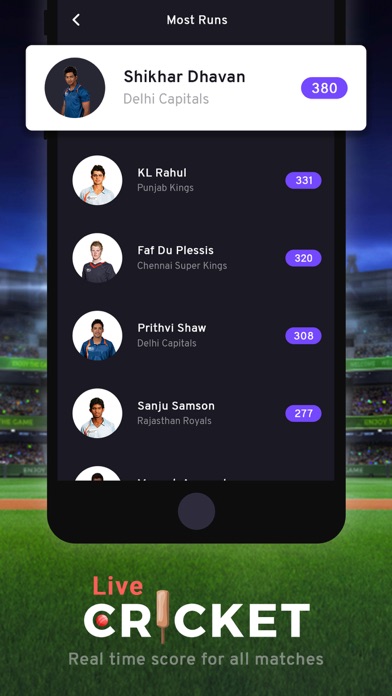 Cric - Live Cricket Scores Screenshot