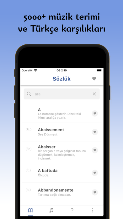 Müzik Terimleri Sözlüğü Screenshot