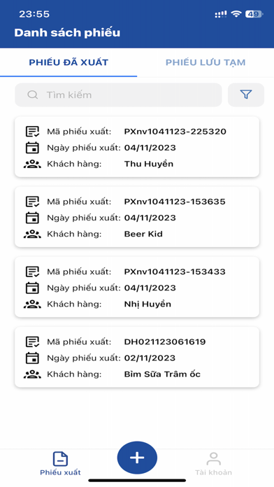 HC NPP - Xuất kho bán hàng Screenshot