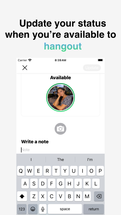 Down to Chill - A Hangout App iPhone screenshot 1 - Social Networking app