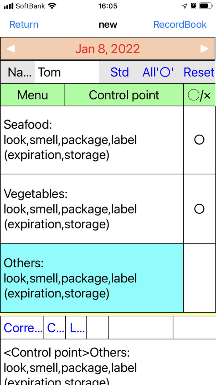 HACCP Record Management