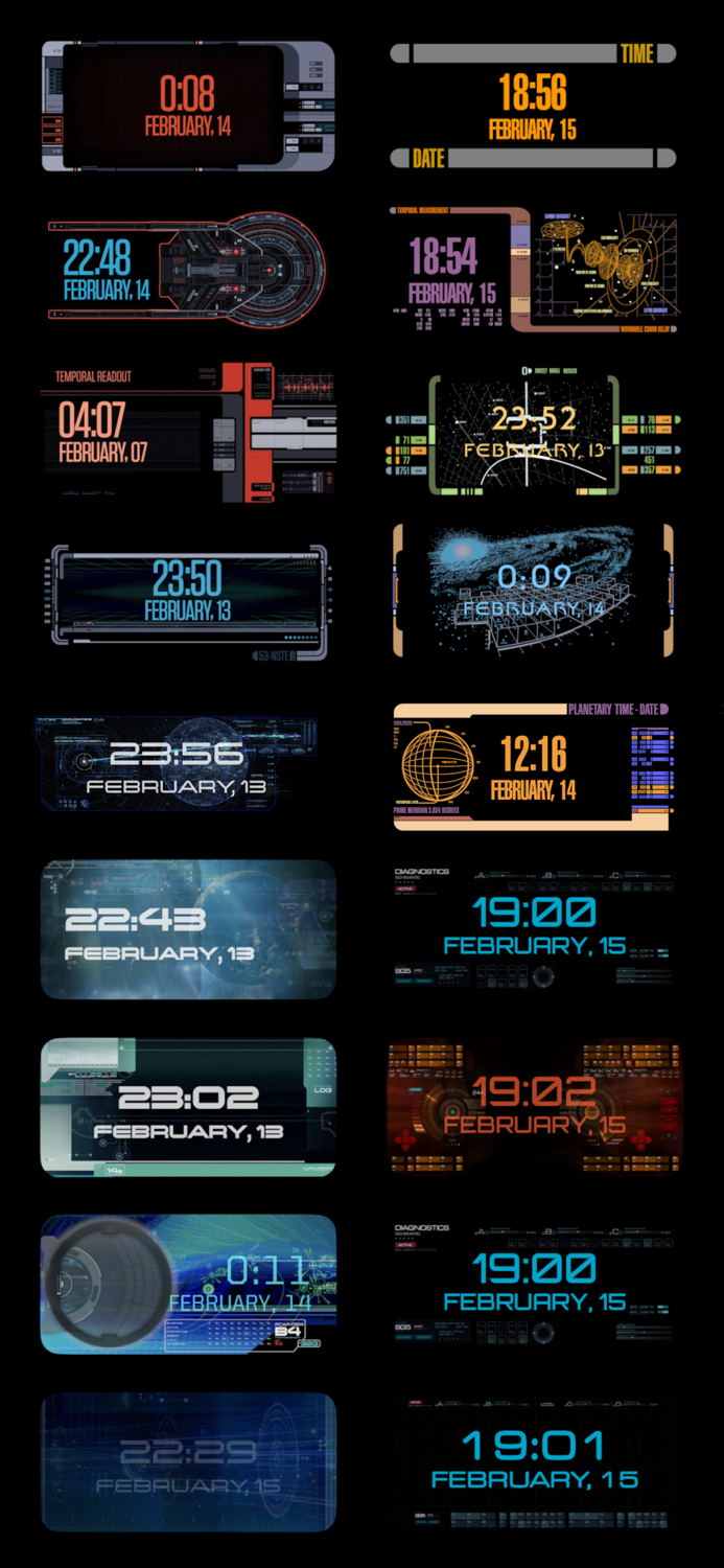 Sci-Fi Clock
