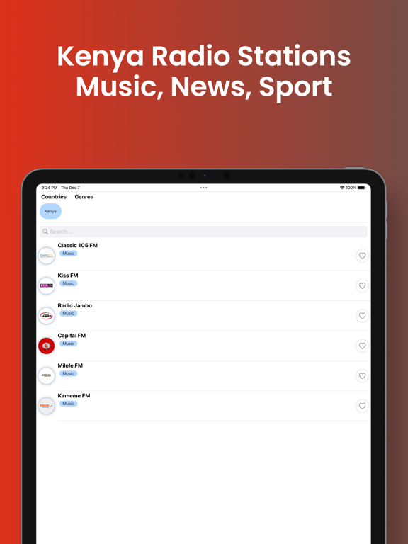 Screenshot #5 pour Kenya - Music and Radio News