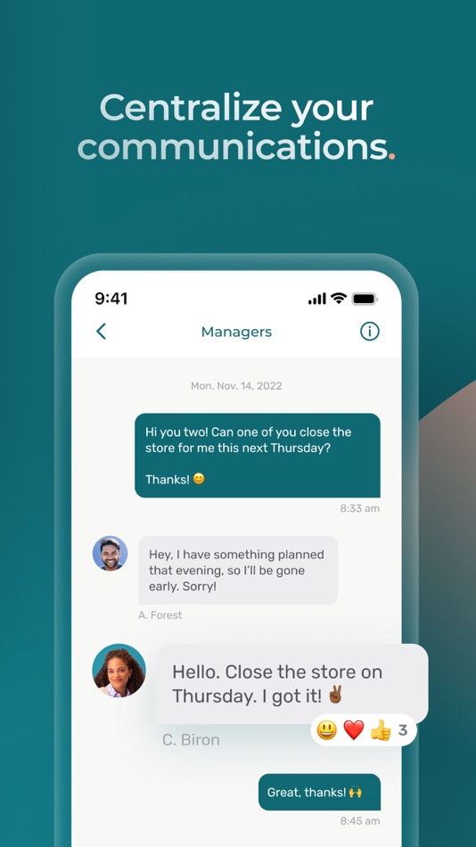 #6. Agendrix – Employee Scheduling (iOS) 由: Agendrix inc.