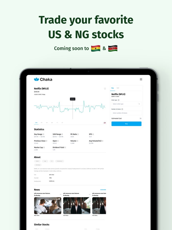 Chaka- Invest and Trade Globally