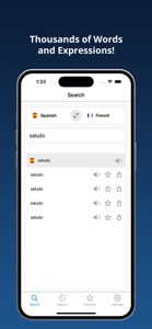 French Spanish Dictionary+ screenshot #2 for iPhone