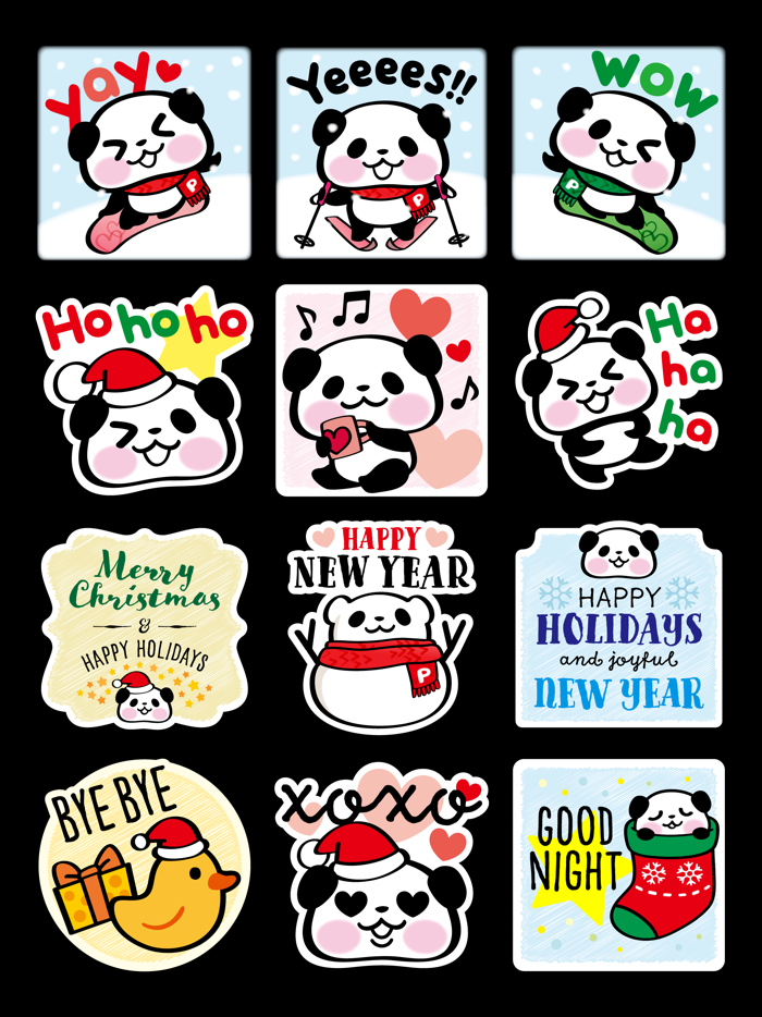 Pandaaa Happy Holidays