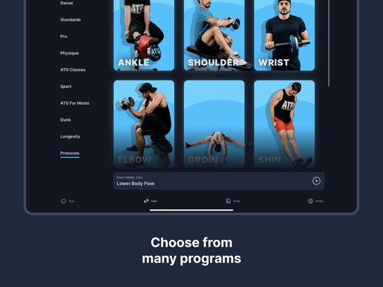 ATG Online Coaching iPad screenshot 1 - Health & Fitness app