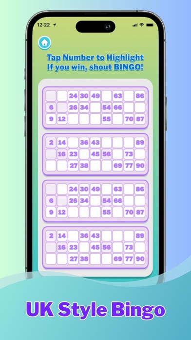 Bingo Caller App Screenshot