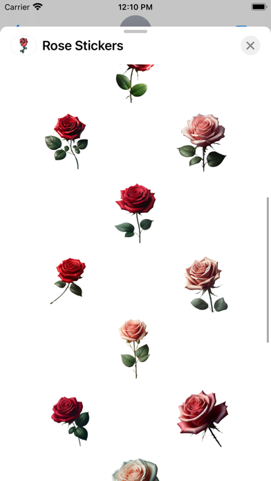 Rose Stickersのおすすめ画像2