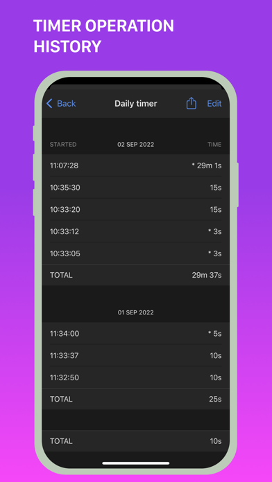 MultiTimer: Multiple timers Screenshot