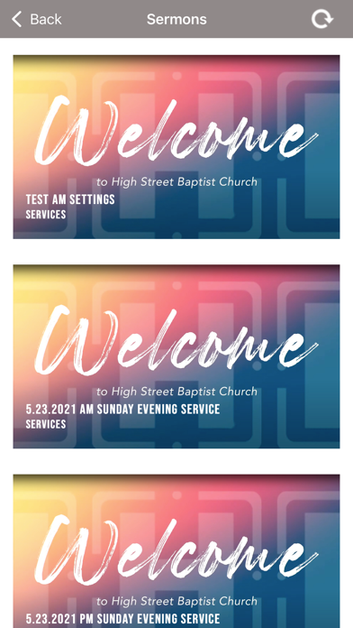 High Street Baptist Screenshot