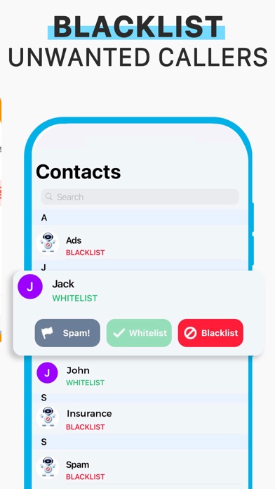 Call Cleanser Spam Blocker App Screenshot