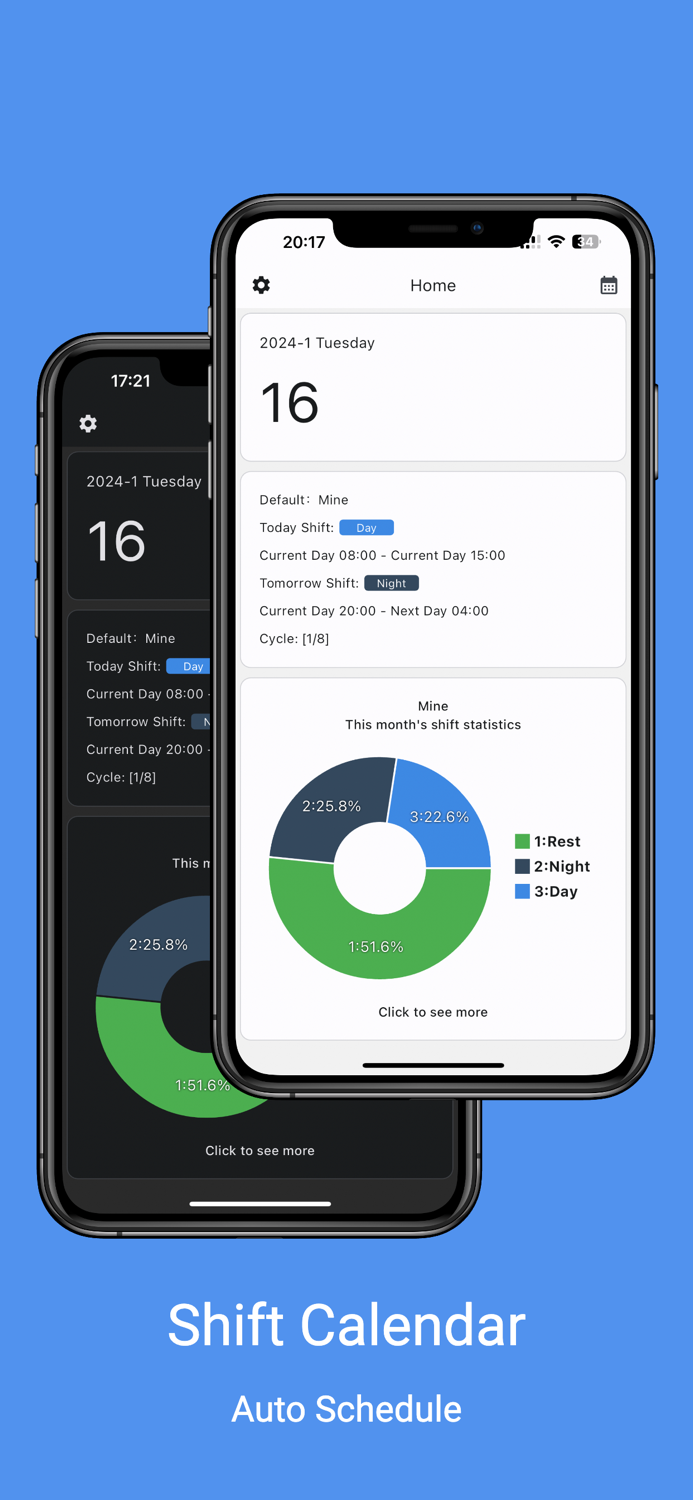 Shift Calendar - Auto Schedule