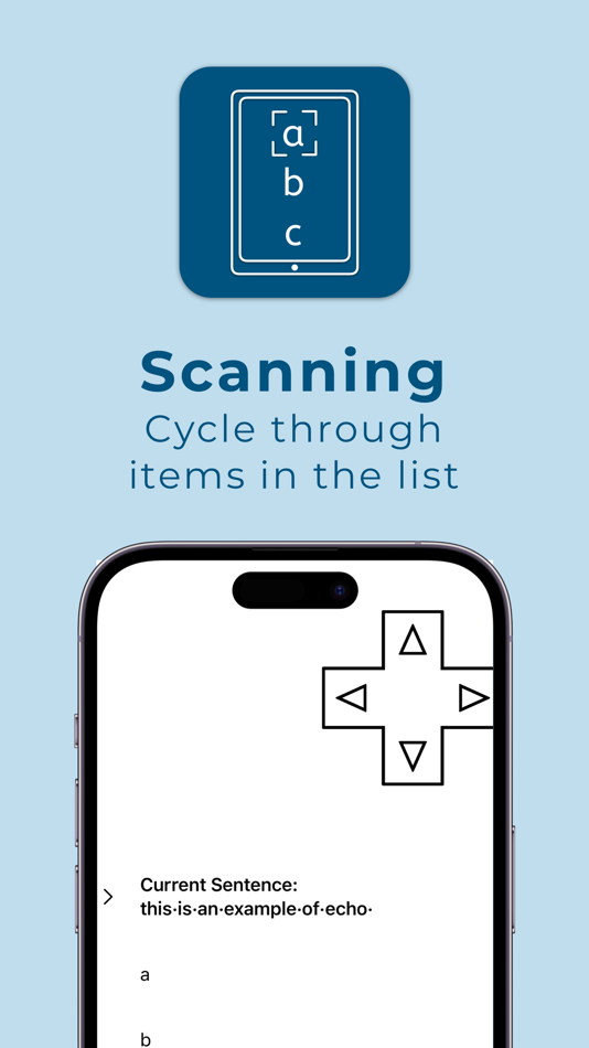 #4. Echo: Auditory Scanning (iOS) 게시자: Ace Centre