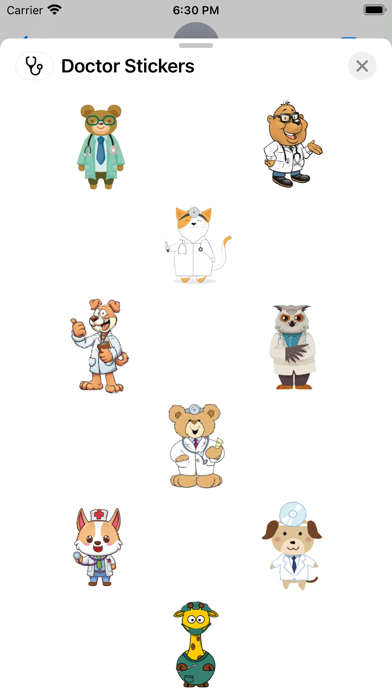 Screenshot #1 pour Doctor Stickers
