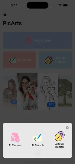 Game screenshot PicArts-AI Produces Art Photos apk